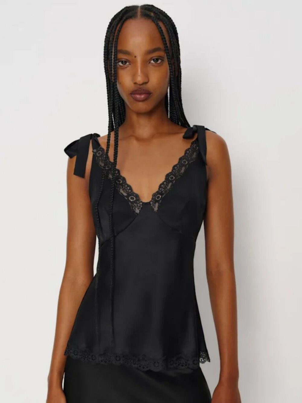 reformation florence silk top
